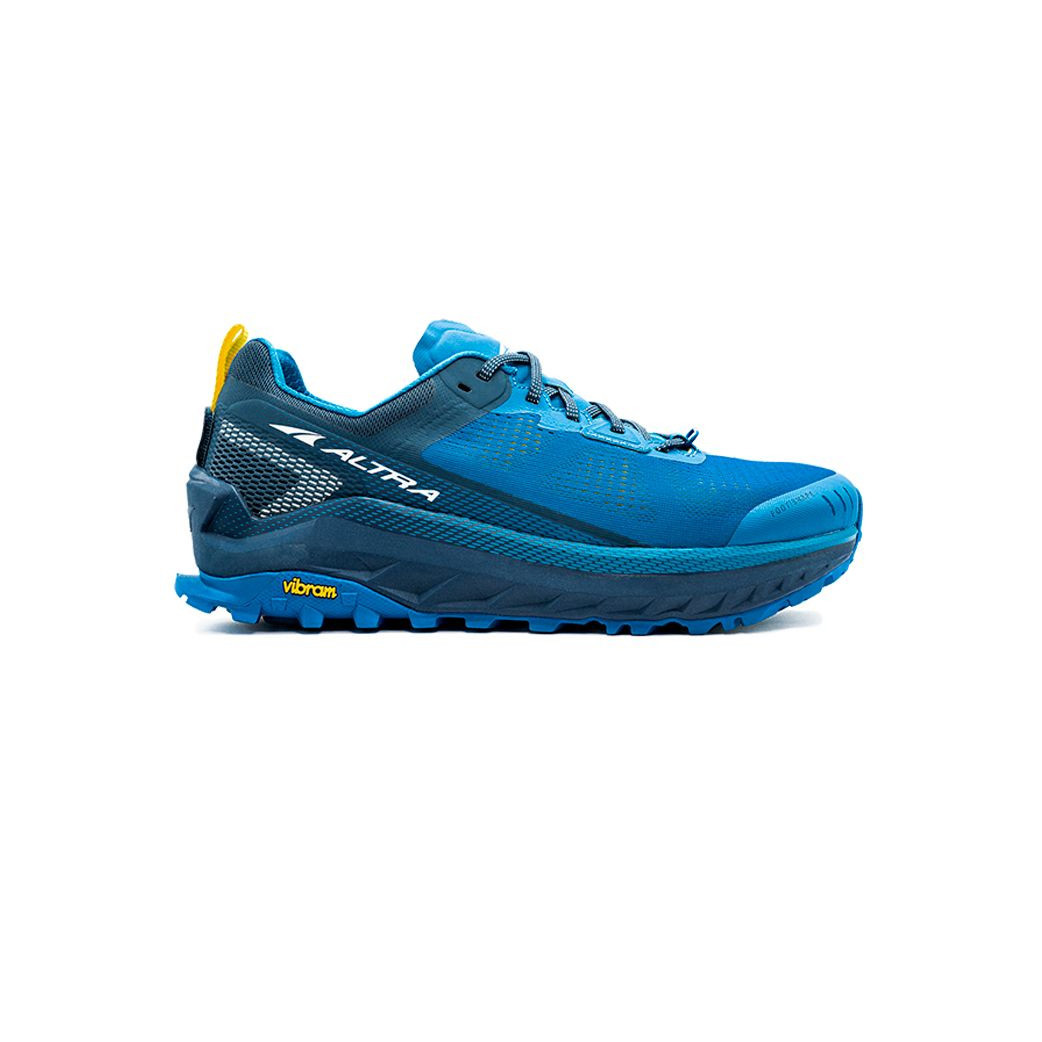 Altra Trailrunning Schuhe Damen - Olympus 4 - Blau/Gelb 916LCNPUW